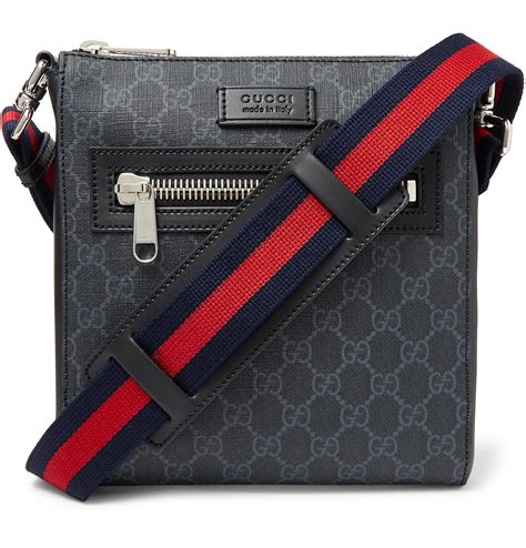 sacoche gucci gg black|GG Supreme Black Small Messenger Bag .